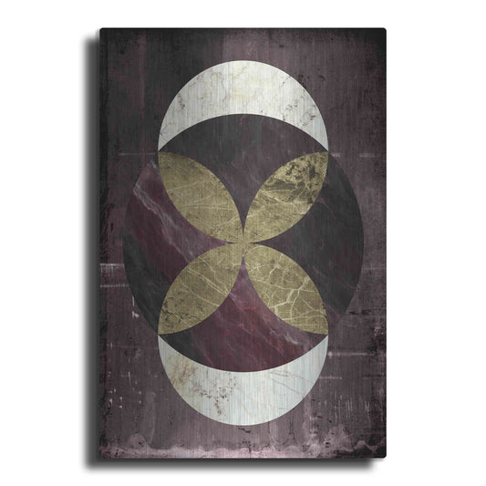 Luxe Metal Art 'Marble Rustic 2' by Design Fabrikken, Metal Wall Art