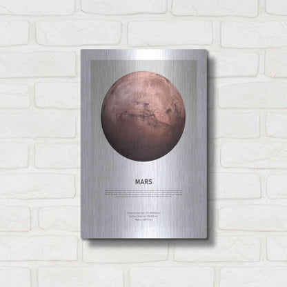 Luxe Metal Art 'Mars Light' by Design Fabrikken, Metal Wall Art,12x16