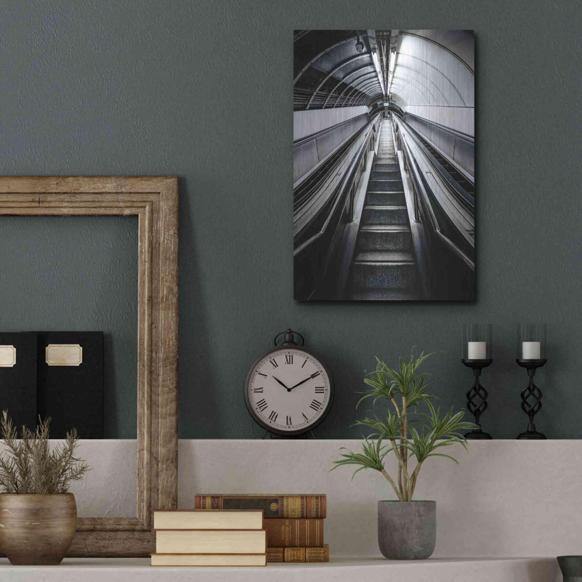 Luxe Metal Art 'Metro' by Design Fabrikken, Metal Wall Art,12x16