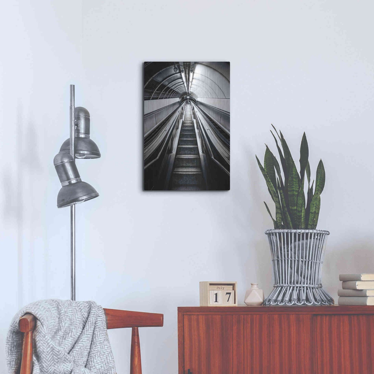Luxe Metal Art 'Metro' by Design Fabrikken, Metal Wall Art,16x24