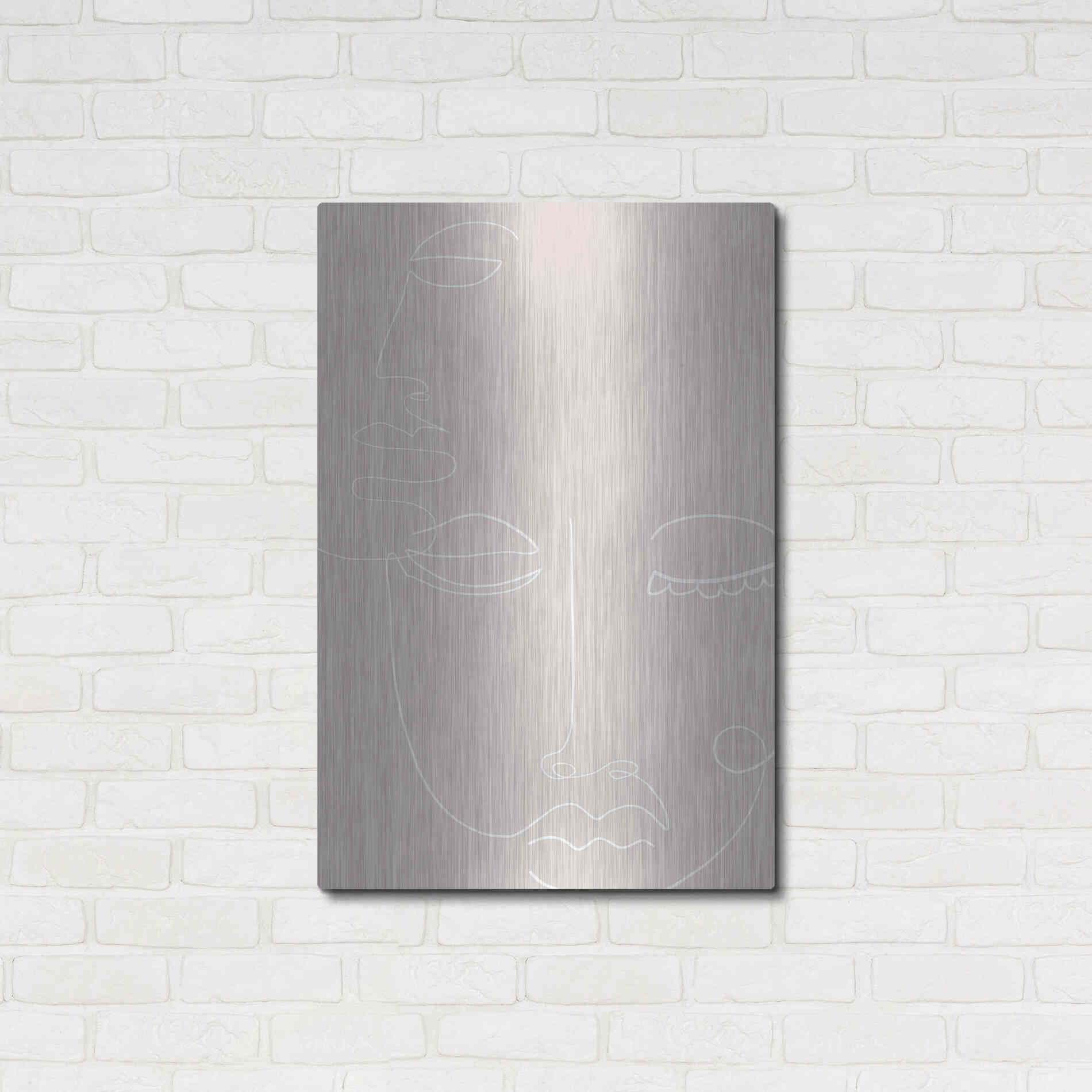 Luxe Metal Art 'Moments 1' by Design Fabrikken, Metal Wall Art,24x36