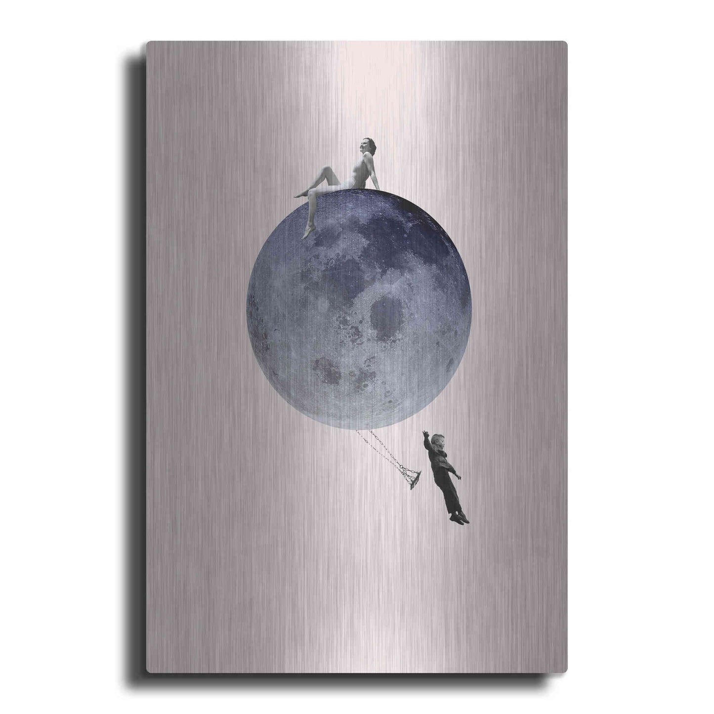 Luxe Metal Art 'Moon Jump' by Design Fabrikken, Metal Wall Art