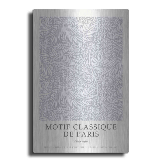 Luxe Metal Art 'Motif Classique 5' by Design Fabrikken, Metal Wall Art