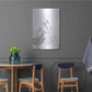 Luxe Metal Art 'Mountain Top White' by Design Fabrikken, Metal Wall Art,24x36