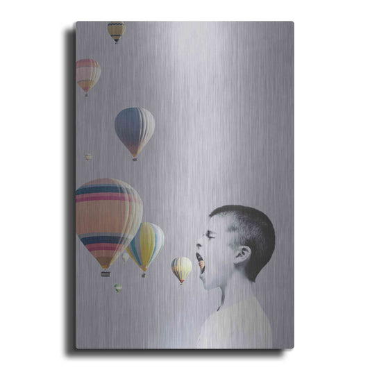 Luxe Metal Art 'My Big Mouth' by Design Fabrikken, Metal Wall Art