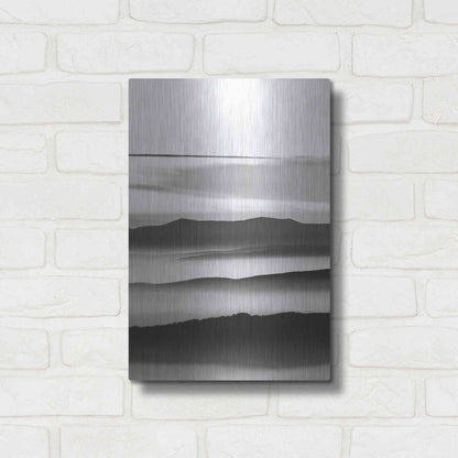 Luxe Metal Art 'Mystic Scenery 3' by Design Fabrikken, Metal Wall Art,12x16