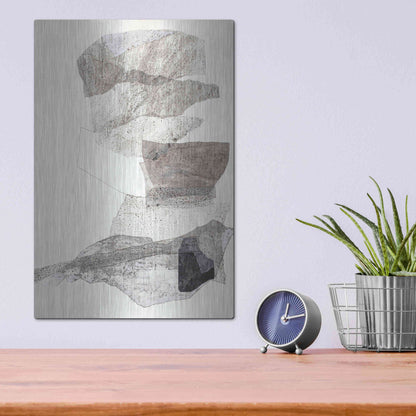 Luxe Metal Art 'Organza 2' by Design Fabrikken, Metal Wall Art,12x16