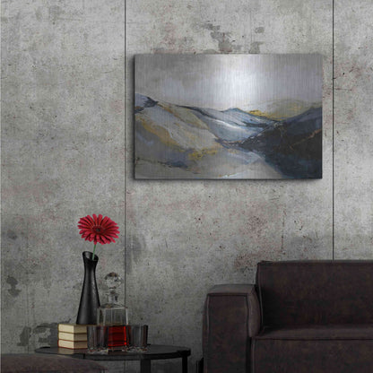 Luxe Metal Art 'Out Line 3' by Design Fabrikken, Metal Wall Art,36x24