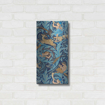 Luxe Metal Art 'Woodnotes' by Walter Crane, Metal Wall Art,12x24