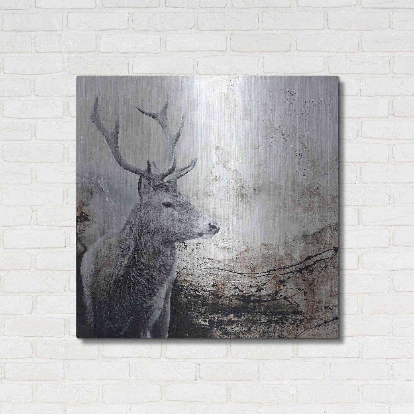 Luxe Metal Art 'Outbreak' by Design Fabrikken, Metal Wall Art,36x36