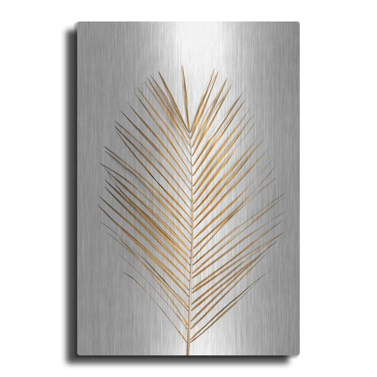 Luxe Metal Art 'Palm Leaf Gold' by Design Fabrikken, Metal Wall Art
