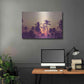 Luxe Metal Art 'Palm Sky 1' by Design Fabrikken, Metal Wall Art,36x24