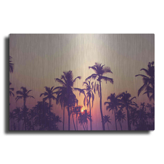 Luxe Metal Art 'Palm Sky 1' by Design Fabrikken, Metal Wall Art