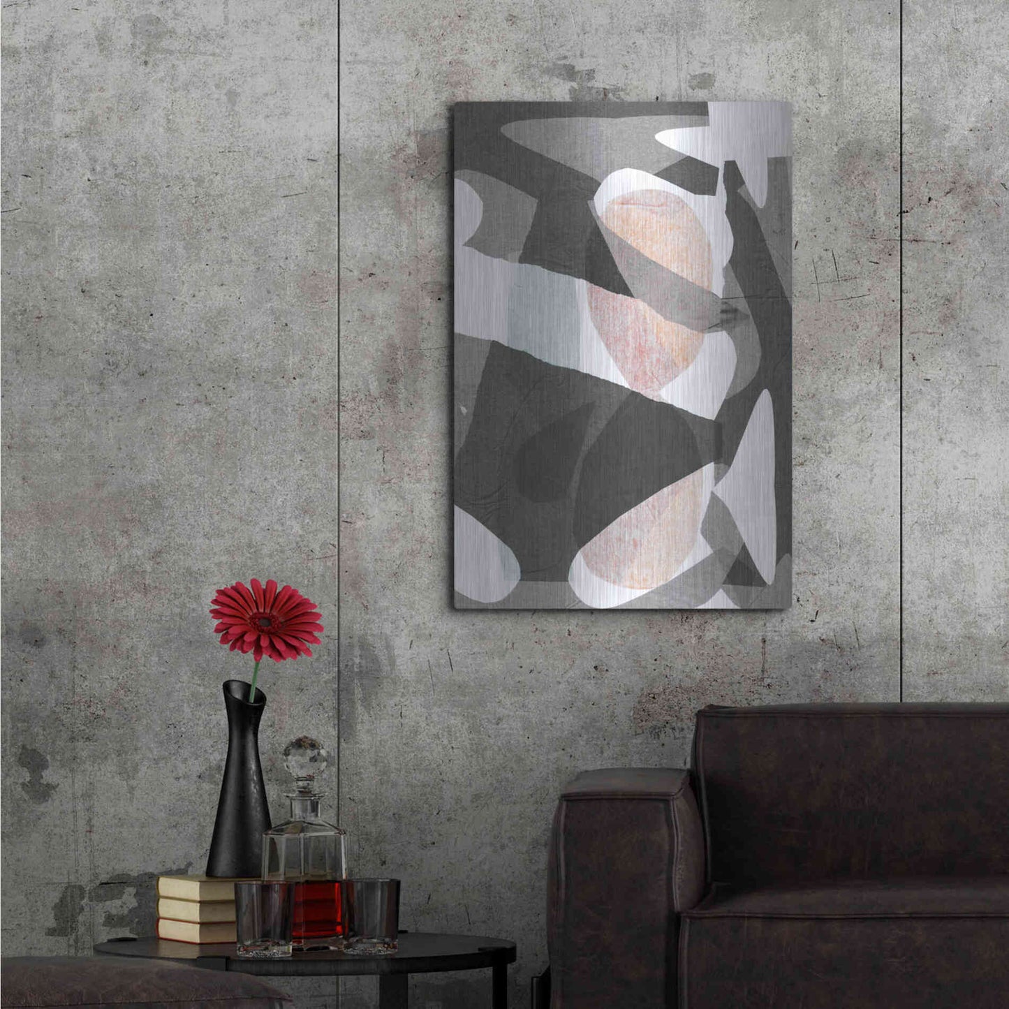 Luxe Metal Art 'Paper 2' by Design Fabrikken, Metal Wall Art,24x36