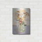 Luxe Metal Art 'Pastel Flower 2' by Design Fabrikken, Metal Wall Art,16x24