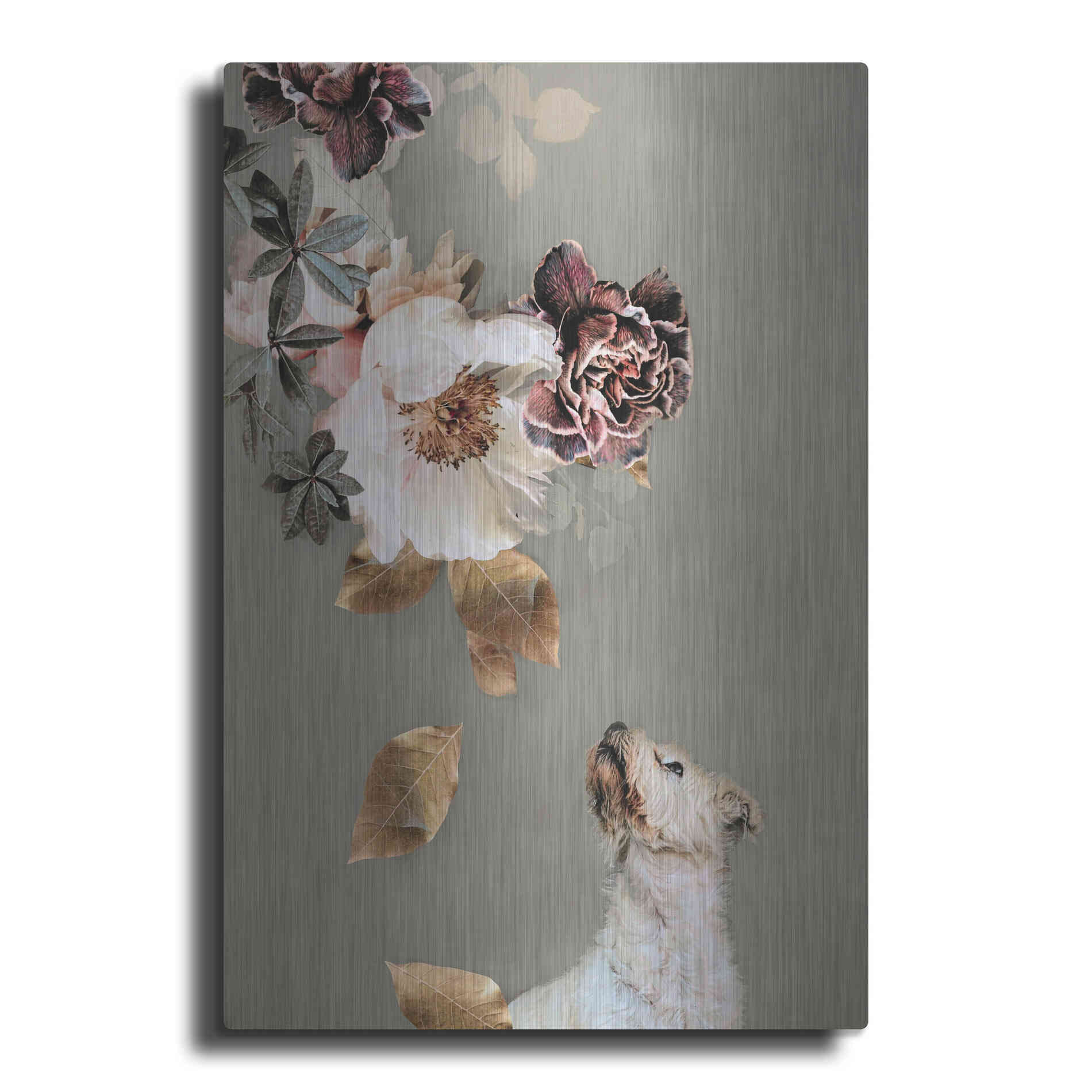 Luxe Metal Art 'Pet Couture 2' by Design Fabrikken, Metal Wall Art