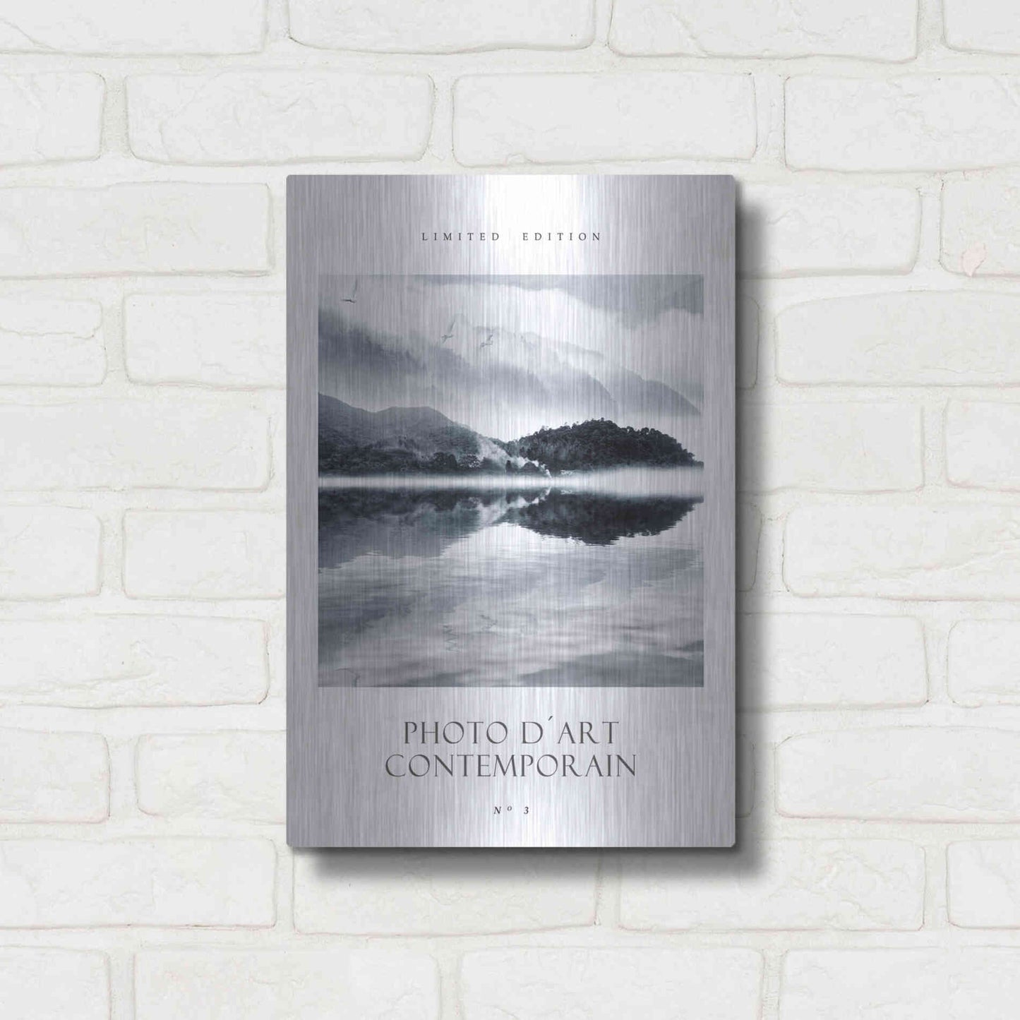 Luxe Metal Art 'Photo D´Art No 3' by Design Fabrikken, Metal Wall Art,12x16