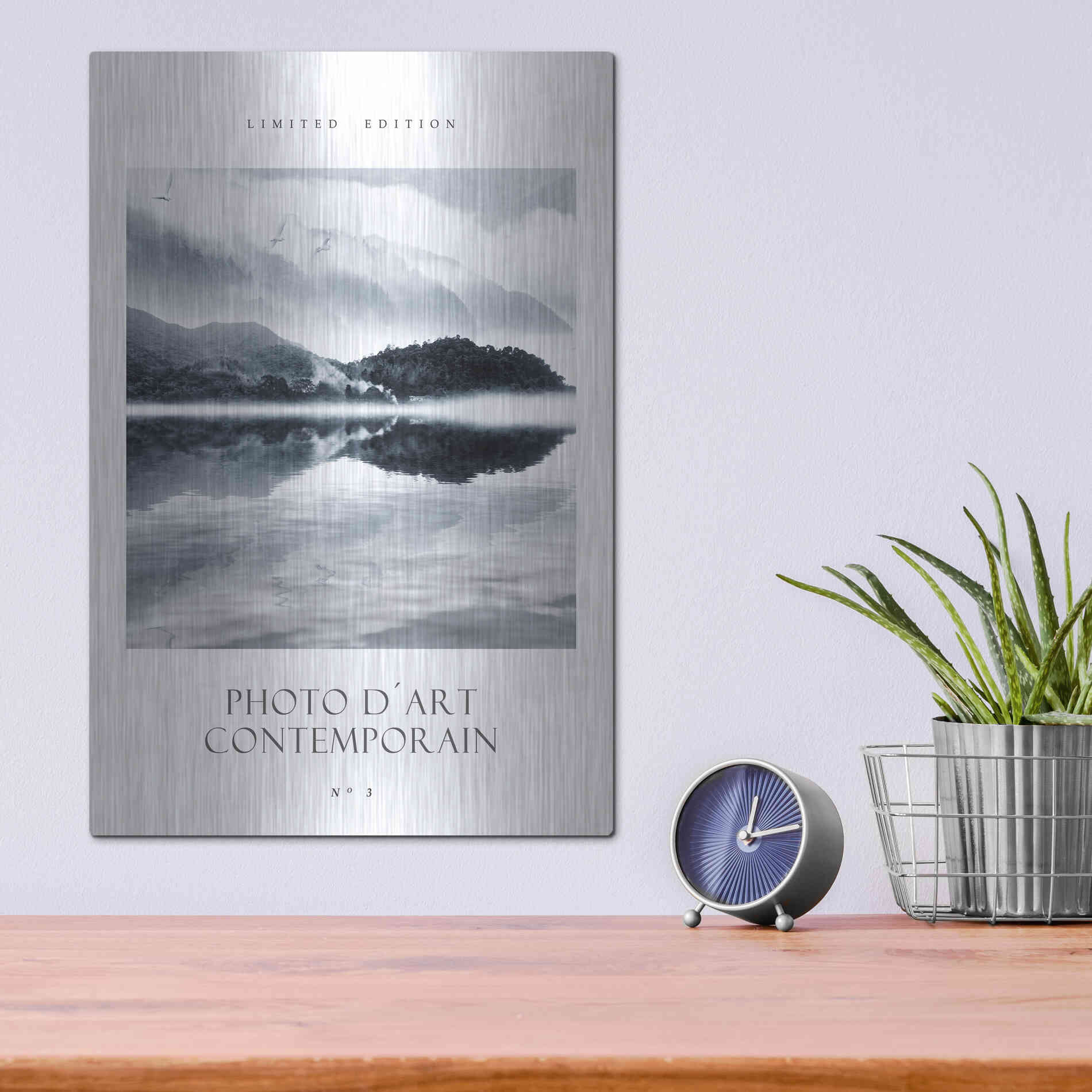 Luxe Metal Art 'Photo D´Art No 3' by Design Fabrikken, Metal Wall Art,12x16