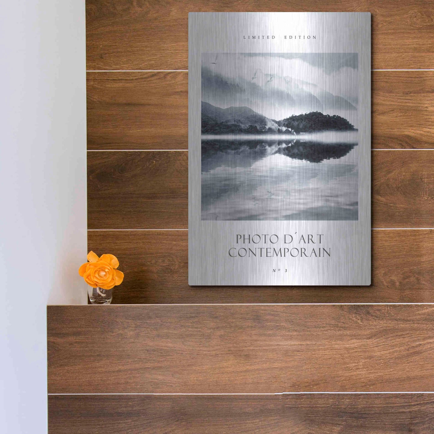 Luxe Metal Art 'Photo D´Art No 3' by Design Fabrikken, Metal Wall Art,12x16