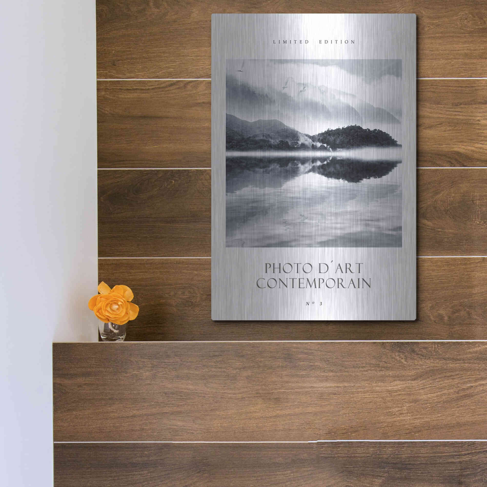 Luxe Metal Art 'Photo D´Art No 3' by Design Fabrikken, Metal Wall Art,12x16