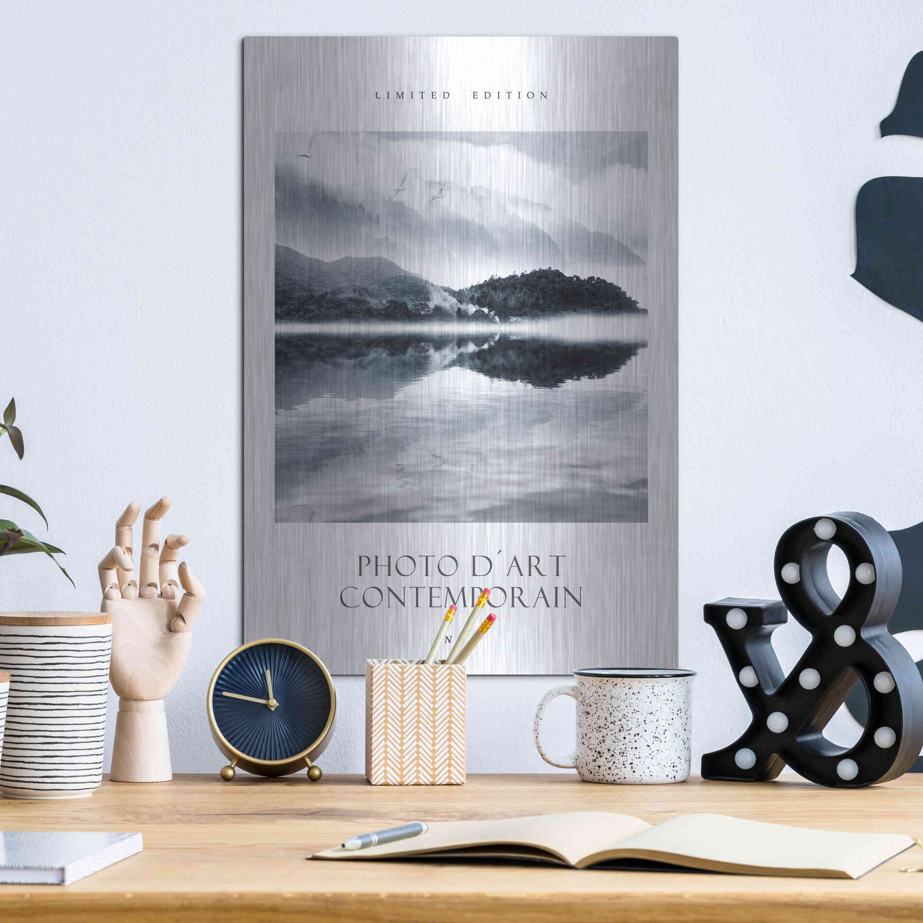 Luxe Metal Art 'Photo D´Art No 3' by Design Fabrikken, Metal Wall Art,12x16