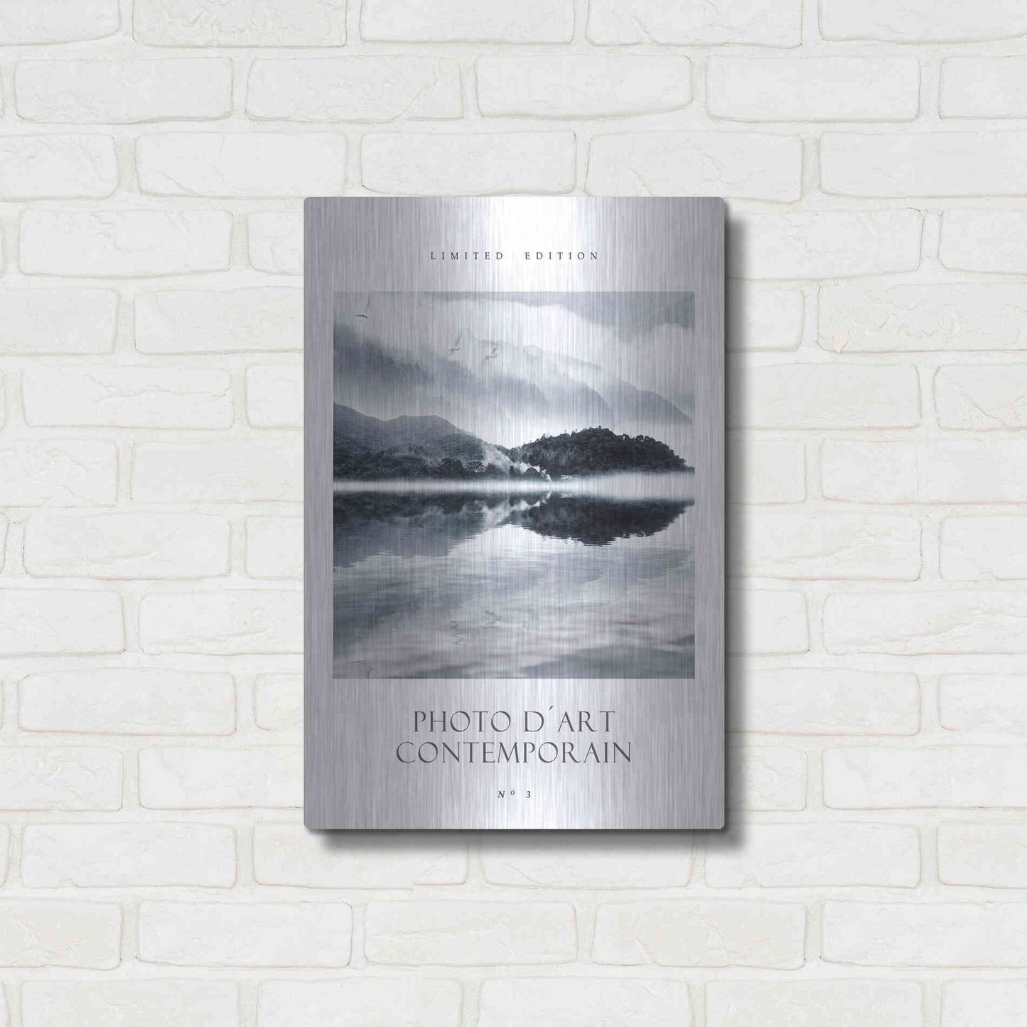 Luxe Metal Art 'Photo D´Art No 3' by Design Fabrikken, Metal Wall Art,16x24