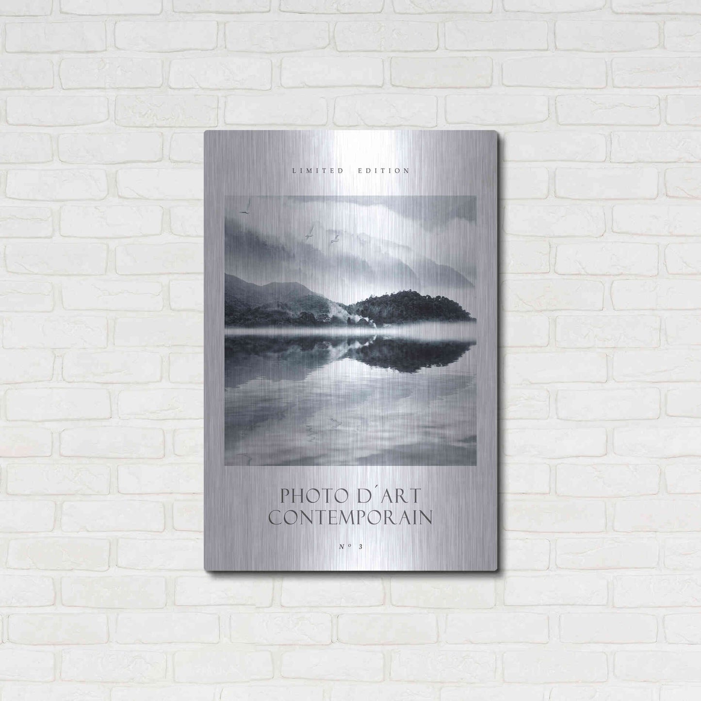 Luxe Metal Art 'Photo D´Art No 3' by Design Fabrikken, Metal Wall Art,24x36