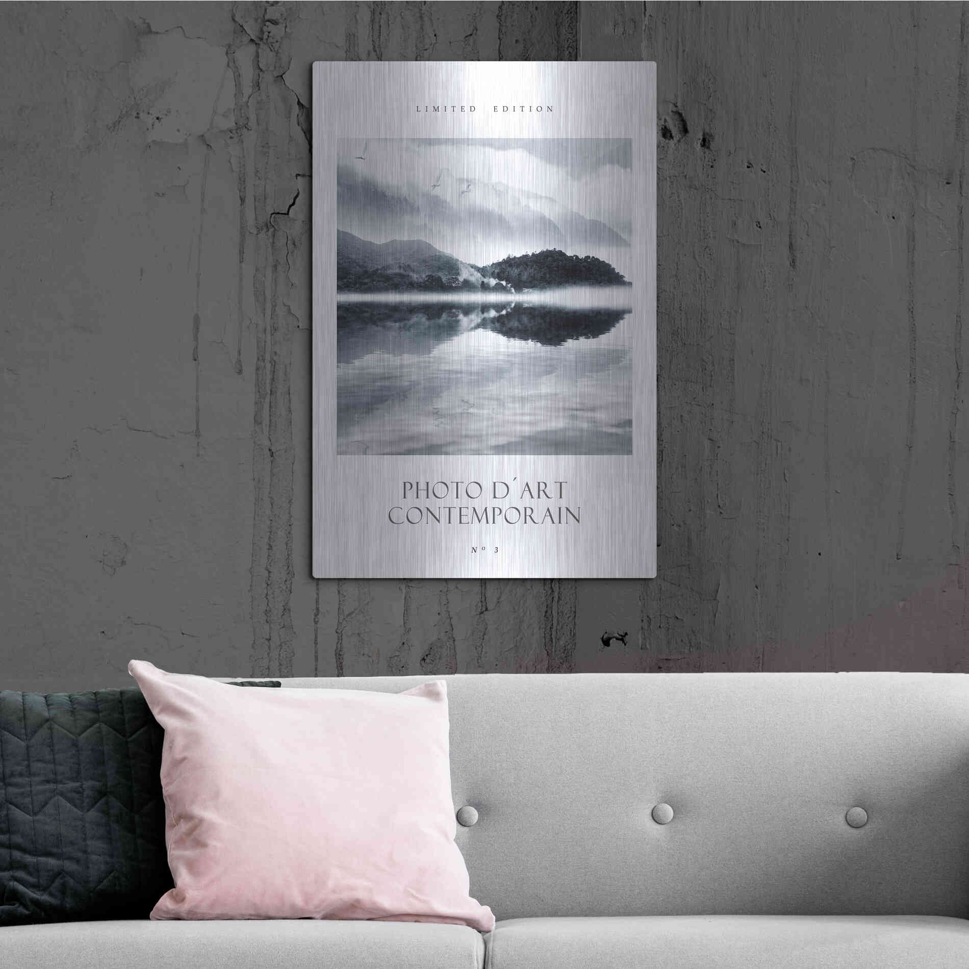 Luxe Metal Art 'Photo D´Art No 3' by Design Fabrikken, Metal Wall Art,24x36