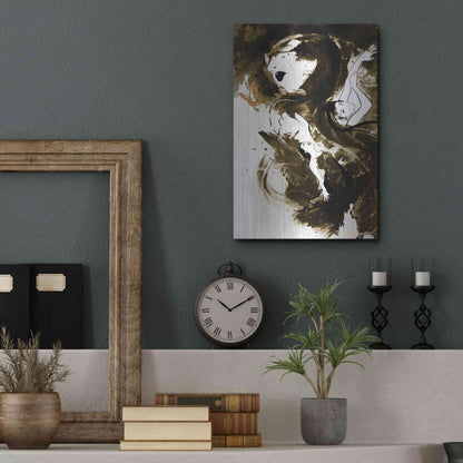 Luxe Metal Art 'Fury Fidelity Fate' by Jonathan Lam, Metal Wall Art,12x16