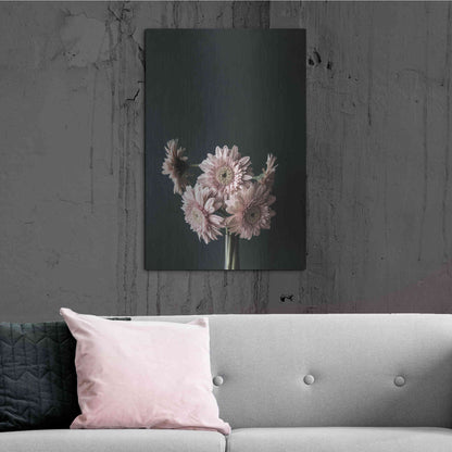 Luxe Metal Art 'Pink Black' by Design Fabrikken, Metal Wall Art,24x36