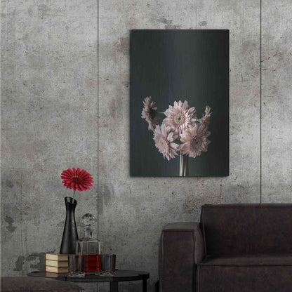 Luxe Metal Art 'Pink Black' by Design Fabrikken, Metal Wall Art,24x36