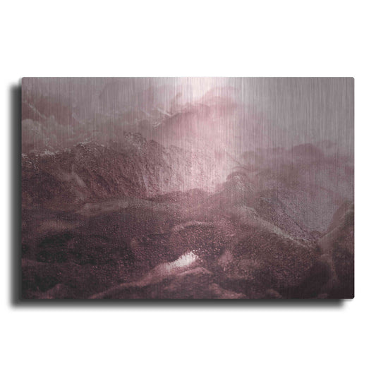 Luxe Metal Art 'Pink Motion' by Design Fabrikken, Metal Wall Art