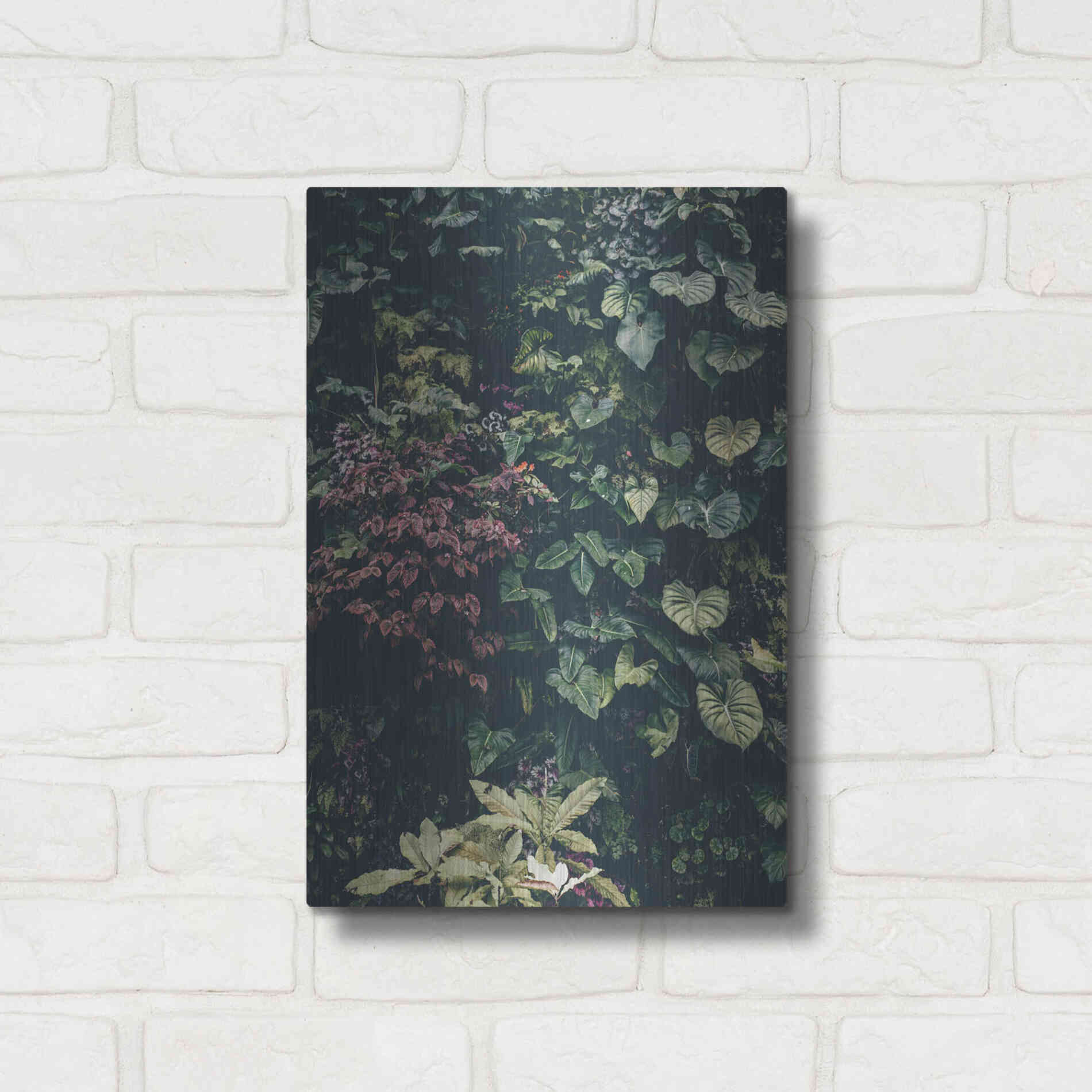 Luxe Metal Art 'Plant Wall' by Design Fabrikken, Metal Wall Art,12x16