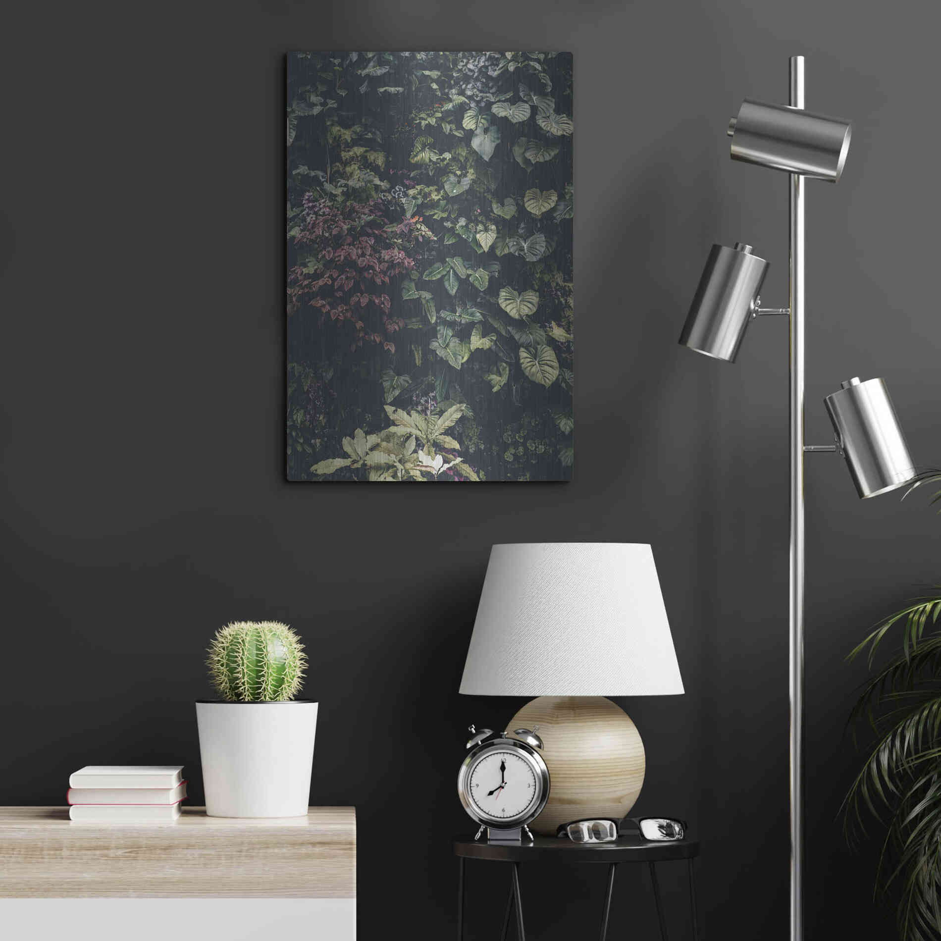 Luxe Metal Art 'Plant Wall' by Design Fabrikken, Metal Wall Art,16x24