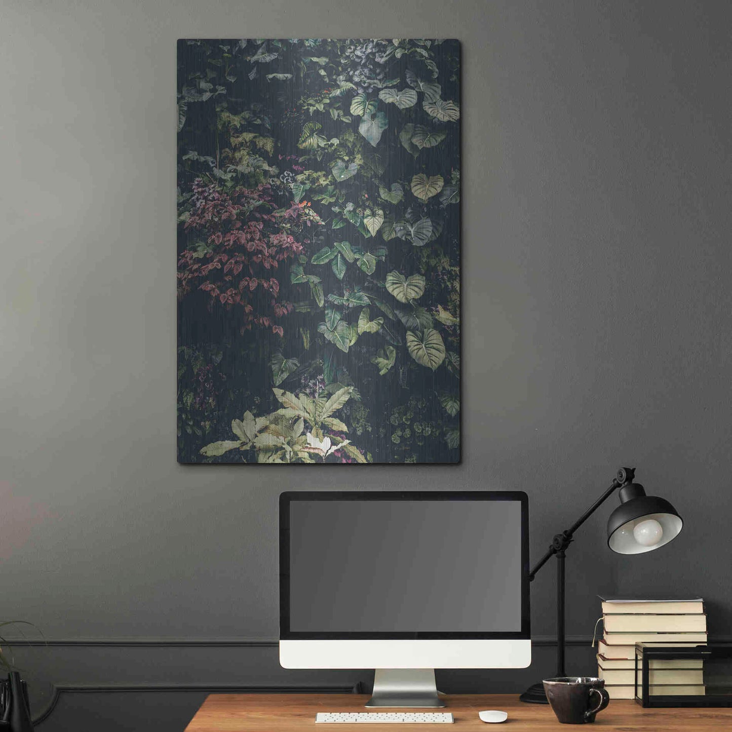 Luxe Metal Art 'Plant Wall' by Design Fabrikken, Metal Wall Art,24x36