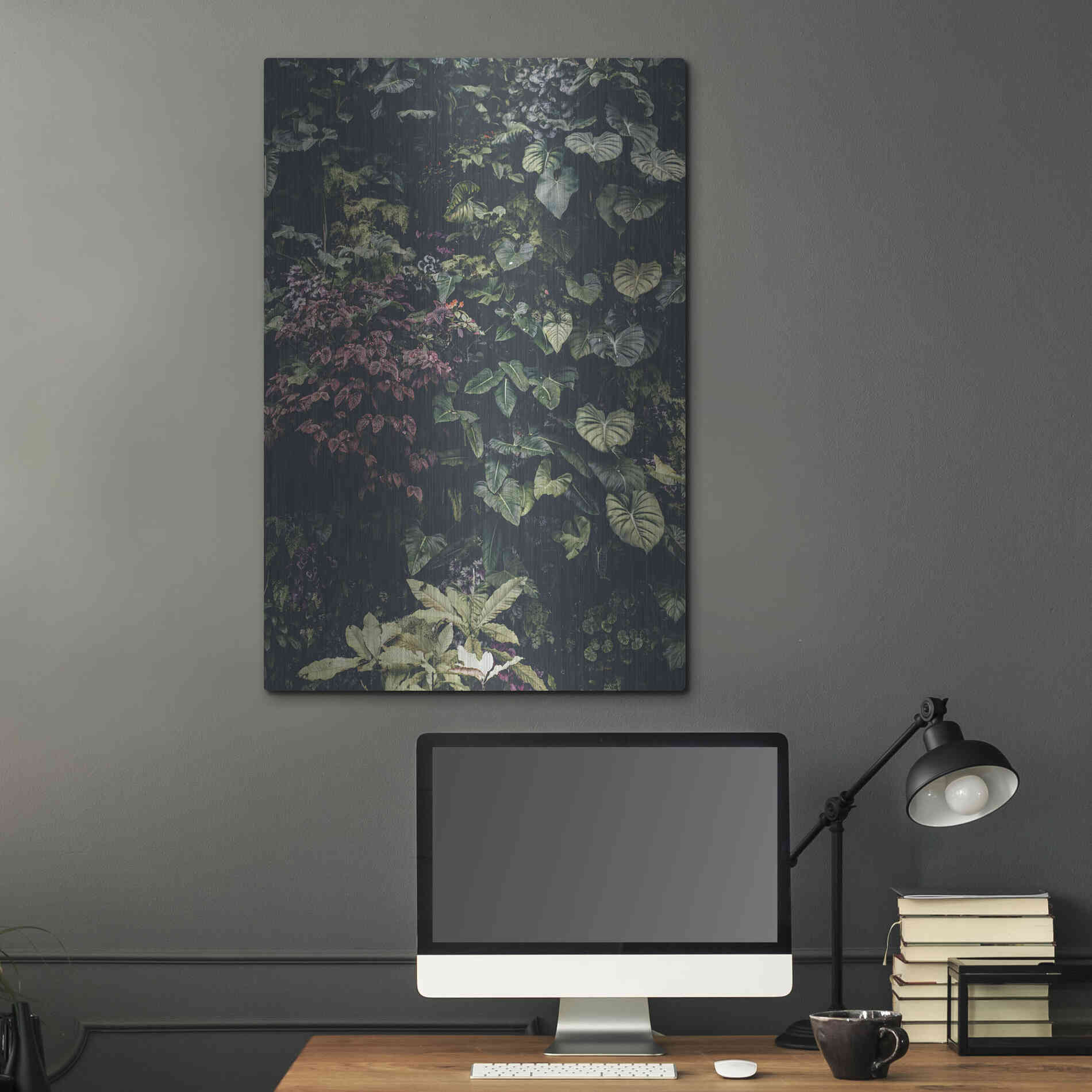 Luxe Metal Art 'Plant Wall' by Design Fabrikken, Metal Wall Art,24x36