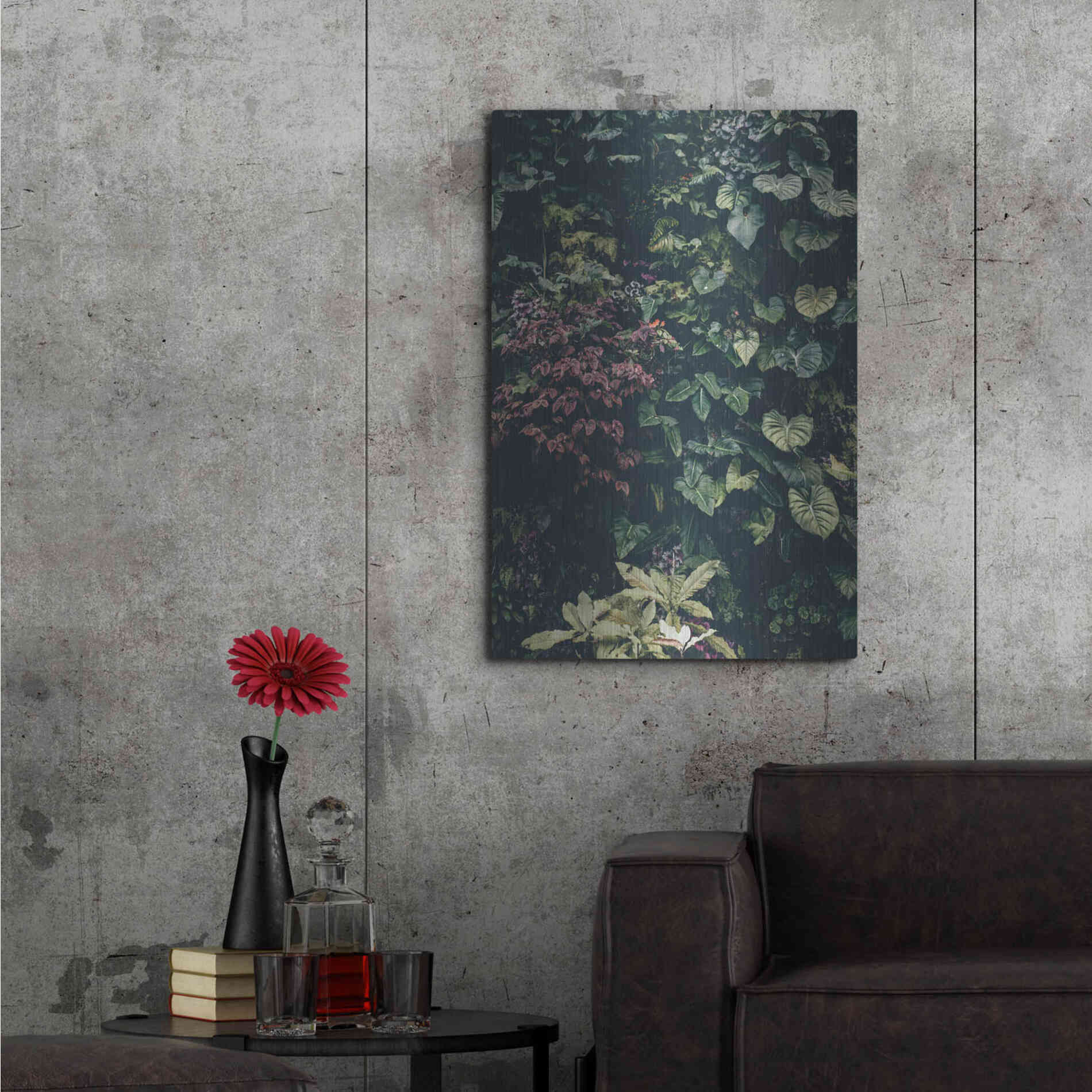 Luxe Metal Art 'Plant Wall' by Design Fabrikken, Metal Wall Art,24x36