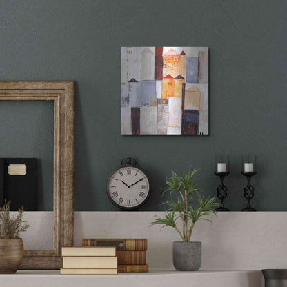 Luxe Metal Art 'Playground 2' by Design Fabrikken, Metal Wall Art,12x12