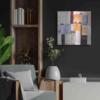 Luxe Metal Art 'Playground 2' by Design Fabrikken, Metal Wall Art,24x24