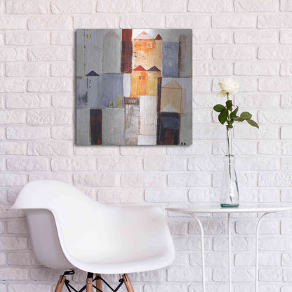 Luxe Metal Art 'Playground 2' by Design Fabrikken, Metal Wall Art,24x24
