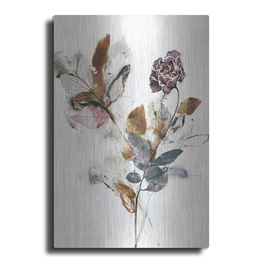 Luxe Metal Art 'Playing Flower 1' by Design Fabrikken, Metal Wall Art