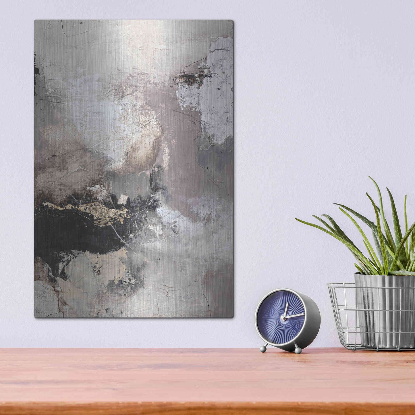 Luxe Metal Art 'Pure' by Design Fabrikken, Metal Wall Art,12x16