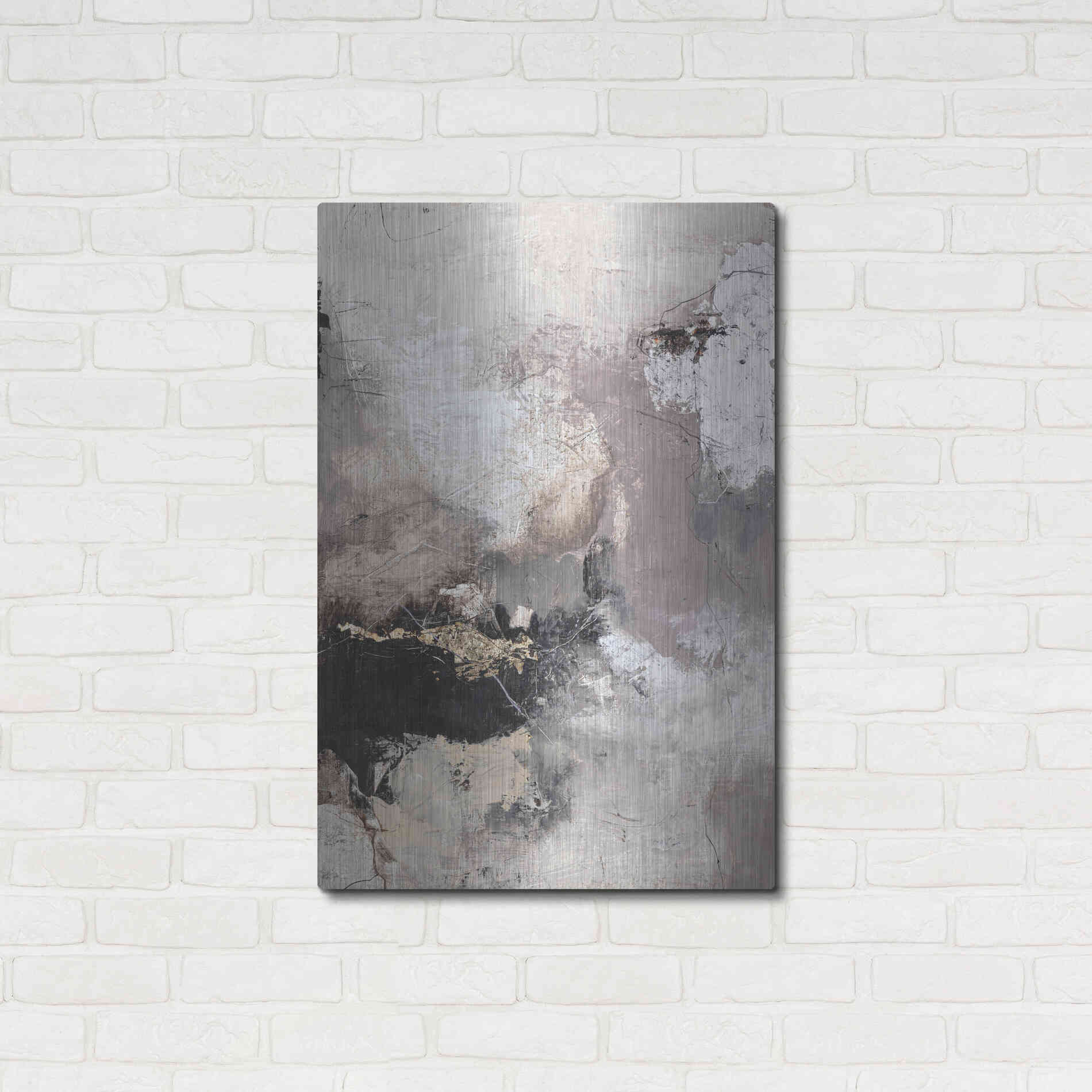 Luxe Metal Art 'Pure' by Design Fabrikken, Metal Wall Art,24x36