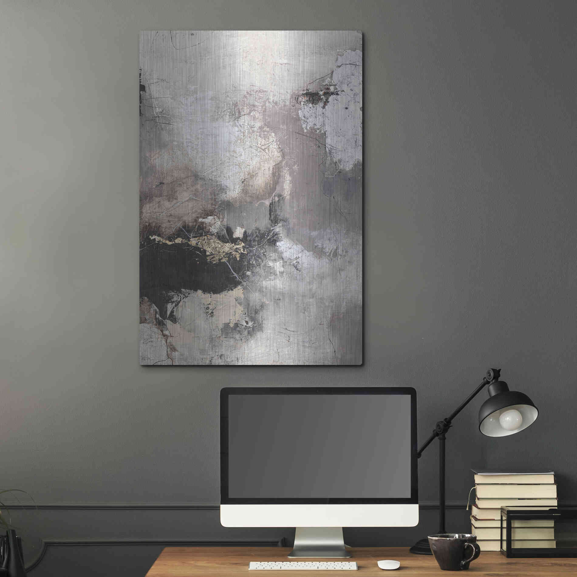 Luxe Metal Art 'Pure' by Design Fabrikken, Metal Wall Art,24x36