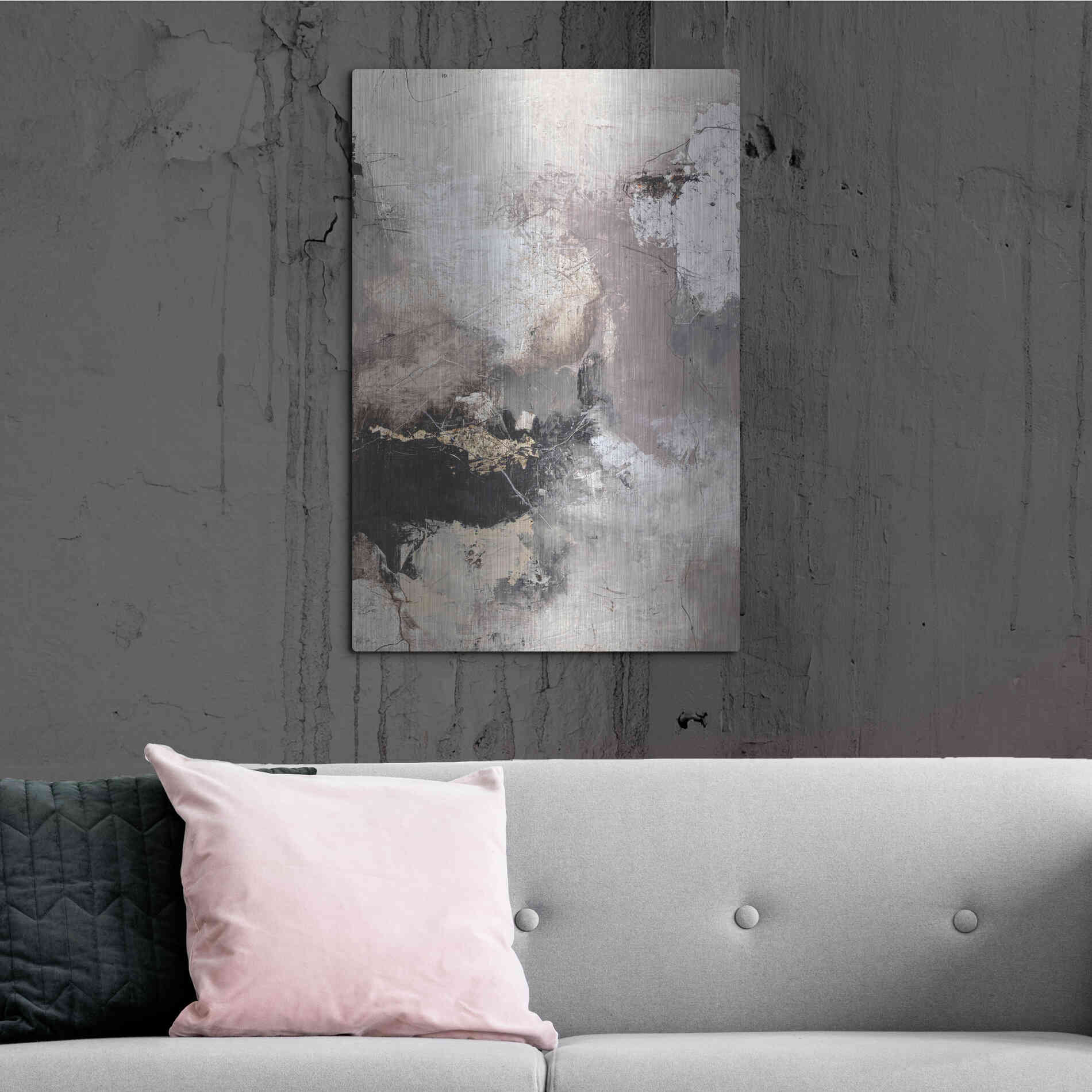 Luxe Metal Art 'Pure' by Design Fabrikken, Metal Wall Art,24x36