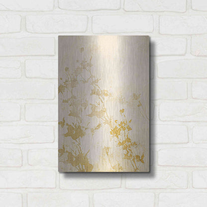 Luxe Metal Art 'Pure Nature 1' by Design Fabrikken, Metal Wall Art,12x16