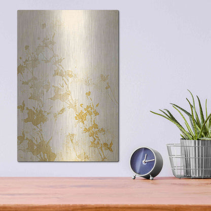 Luxe Metal Art 'Pure Nature 1' by Design Fabrikken, Metal Wall Art,12x16