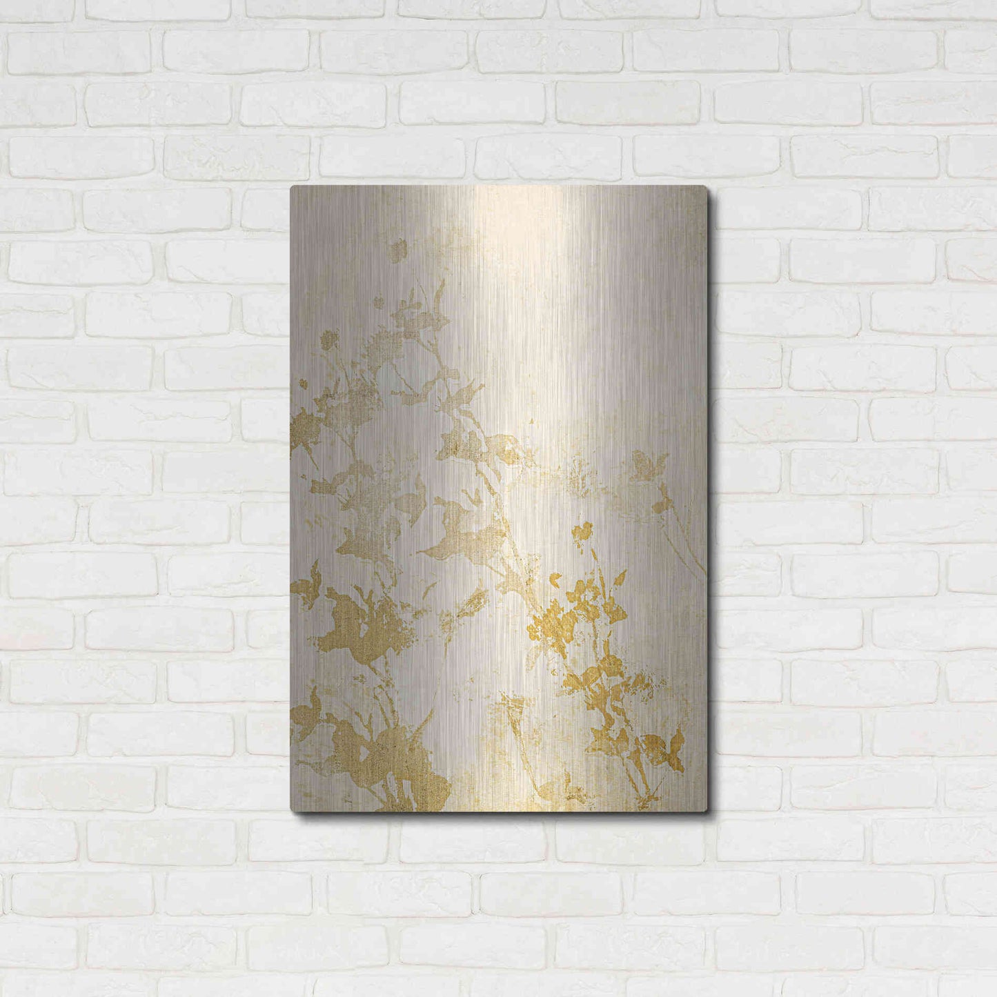 Luxe Metal Art 'Pure Nature 1' by Design Fabrikken, Metal Wall Art,24x36