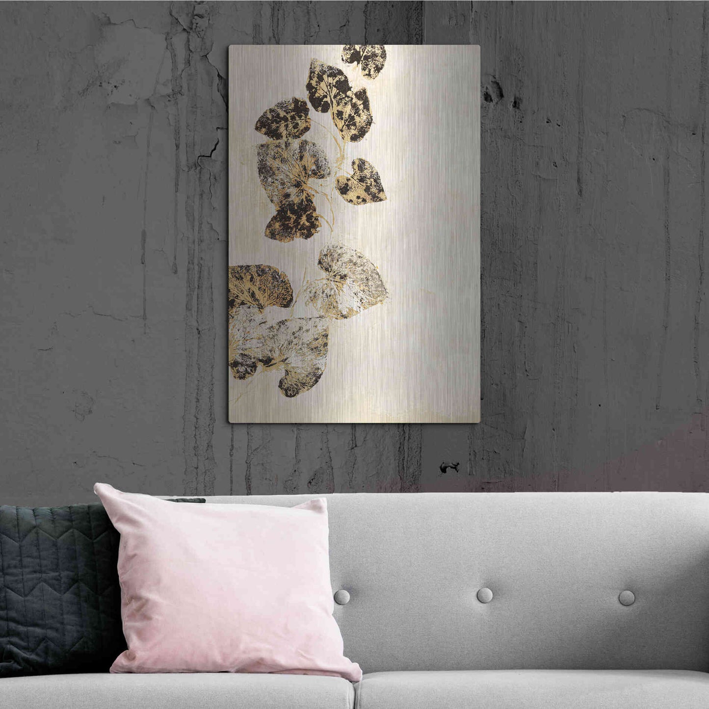Luxe Metal Art 'Pure Nature 2' by Design Fabrikken, Metal Wall Art,24x36