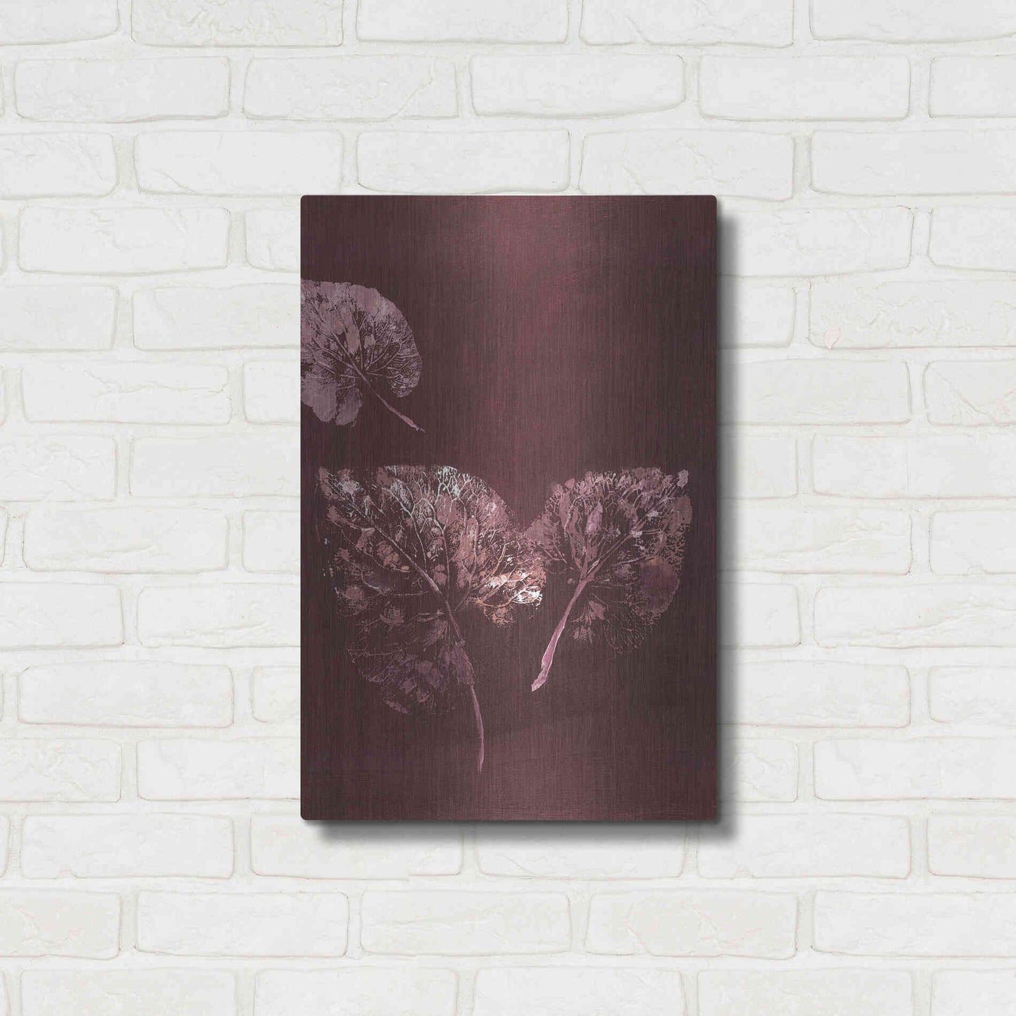 Luxe Metal Art 'Pure Nature 5' by Design Fabrikken, Metal Wall Art,16x24